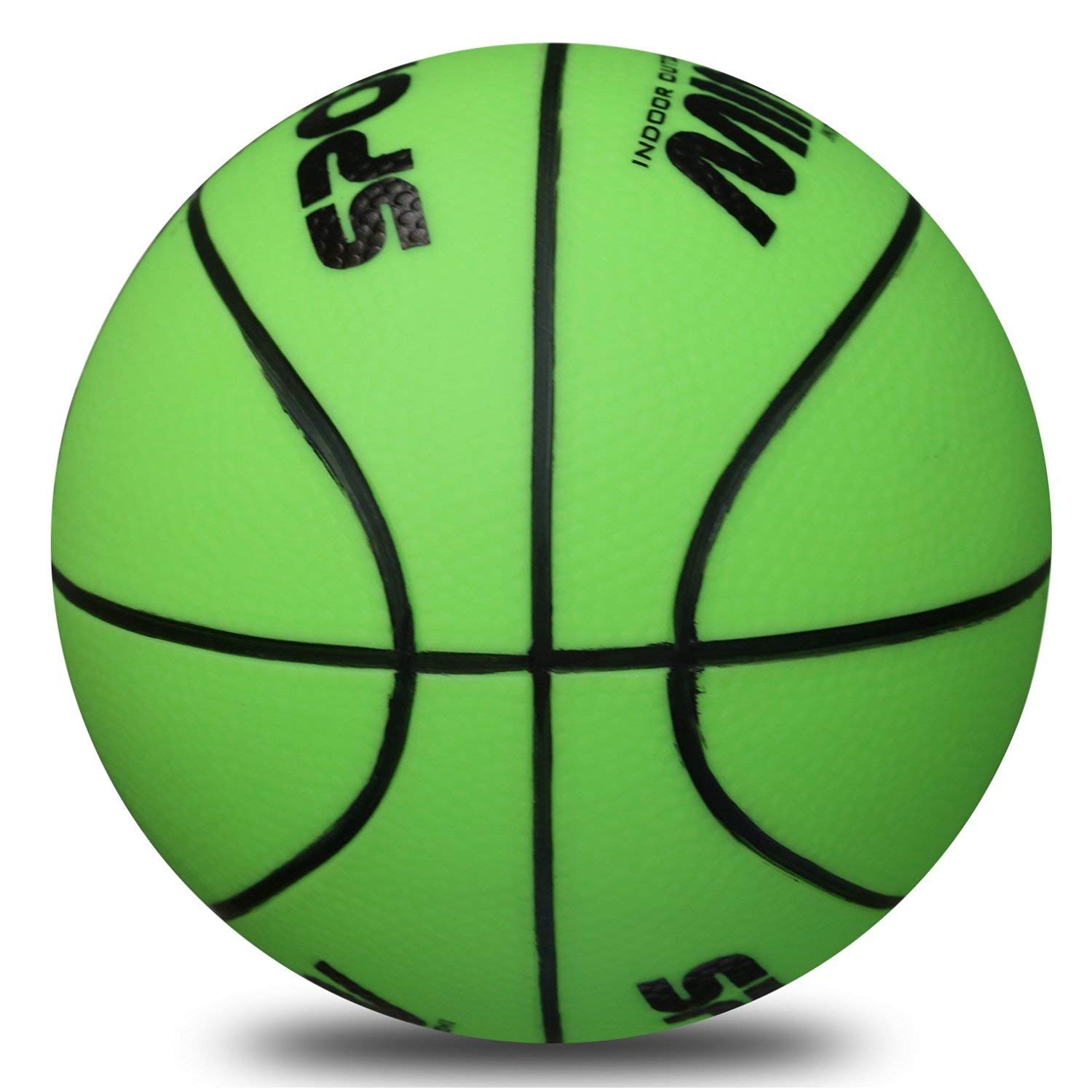 Stylife 5inch Mini Basketball for Kids,Inflatable Ball Environmental Protection Material,Soft and Bouncy,Colors Varied